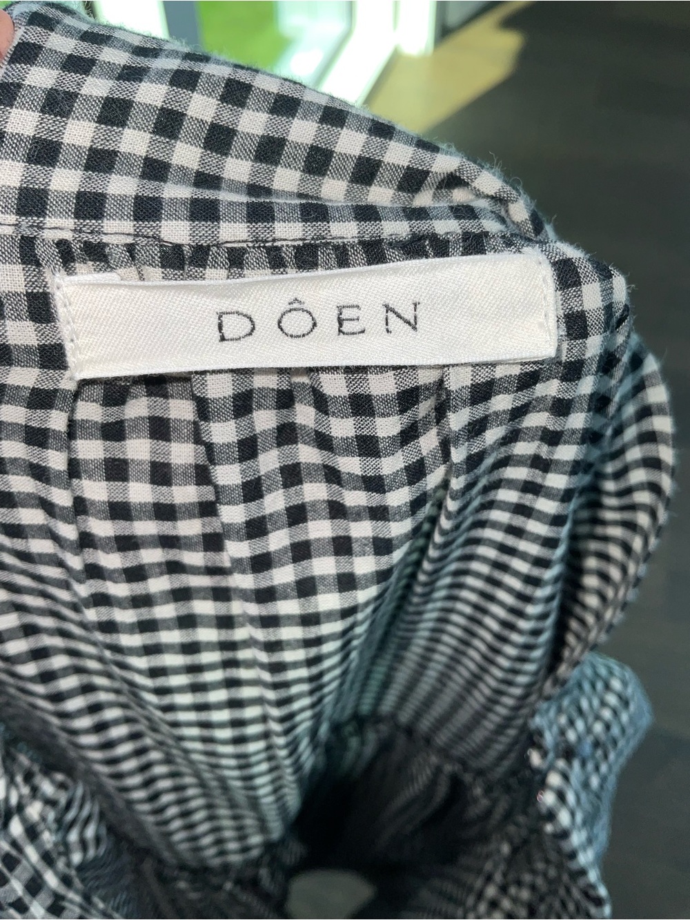 Doen Sebastiane La Maddalena Gingham Skirt - Picture 5 of 11